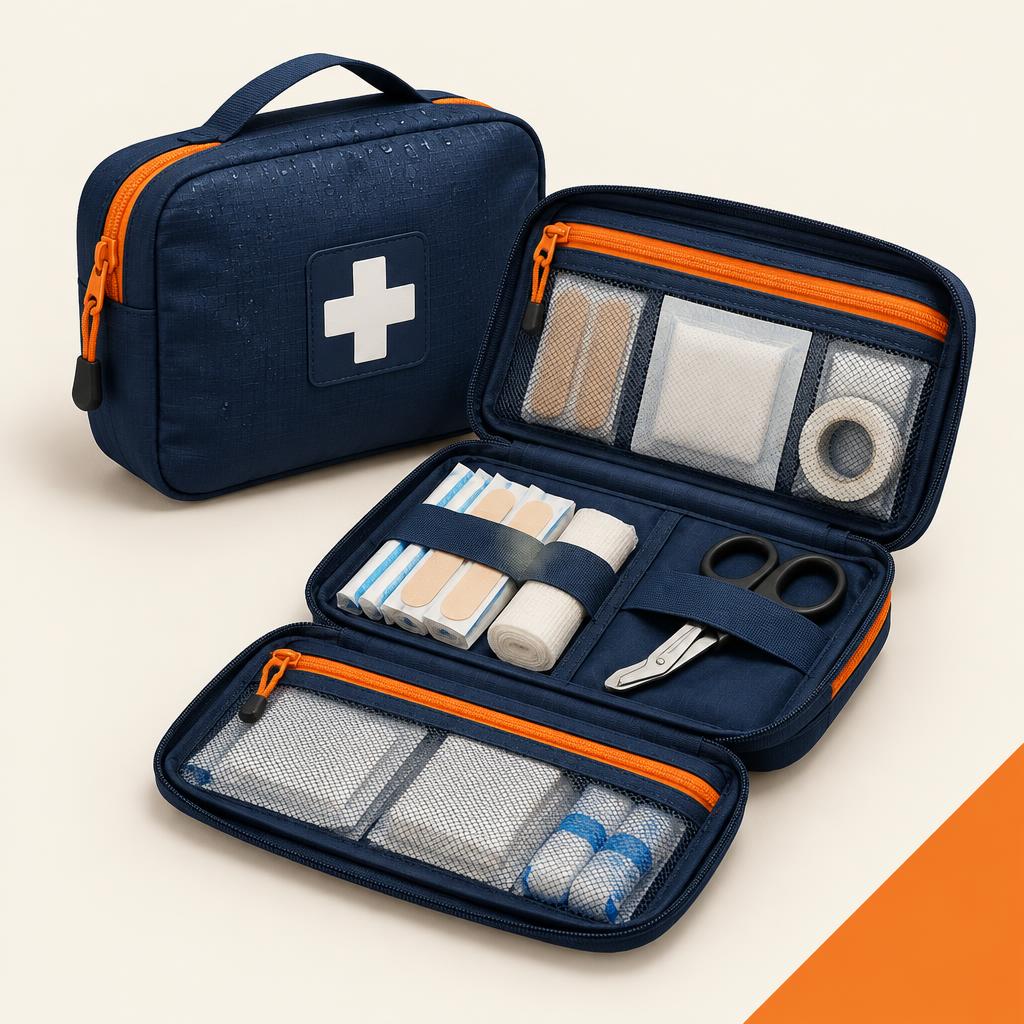 Original illustration of a Lifesystems Mountain Leader First Aid Kit
